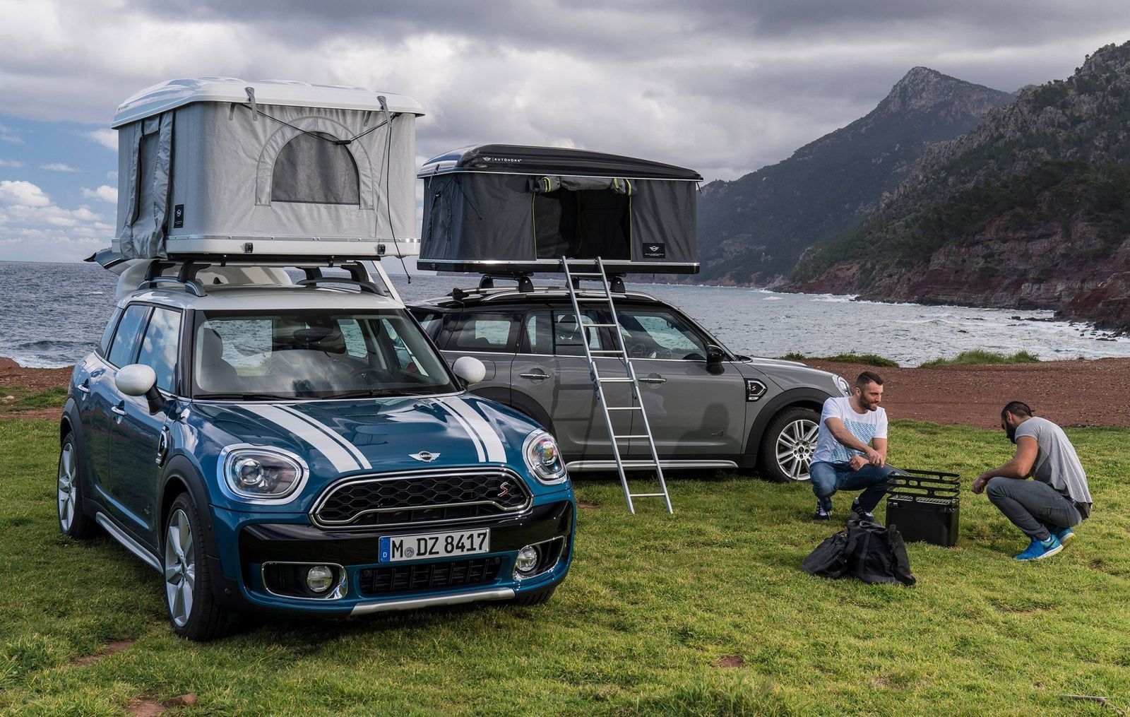 Forget hotel bills with the AirTop roof tent for the MINI Countryman ...