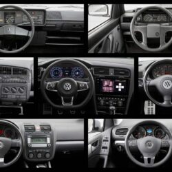 VW-Golf-infotainment-systems-throughout-seven-generations