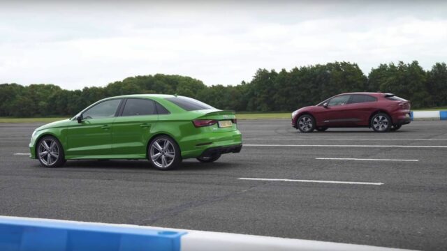 Audi-RS3-Sedan-vs-Jaguar-I-Pace