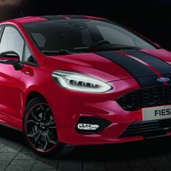 ford fiesta st-line red and black edition