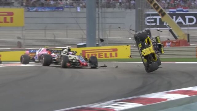 Hulkenberg Abu Dhabi crash